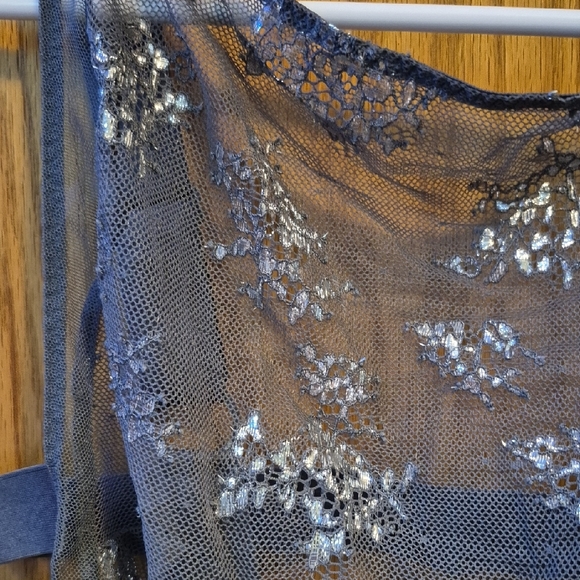 Victoria's Secret Gray Lace Bodysuit - Picture 2 of 6